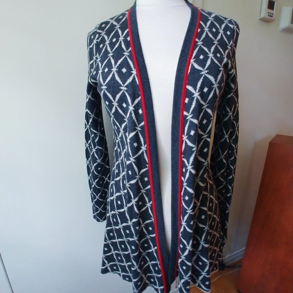 🚫SOLD🚫 Belldini Boho Patterned Cardigan size M - Picture 3 of 9